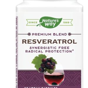 Nature's Way Resveratrol -- 60 Vegetarian Capsules