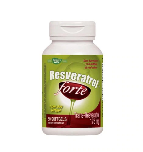 Nature's Way Resveratrol-Forte -- 60 Softgels