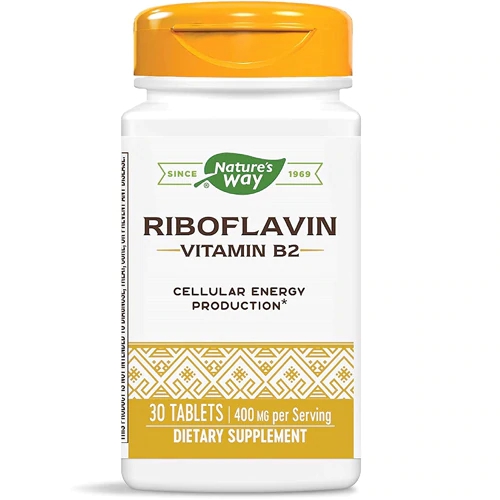 Nature's Way Riboflavin Vitamin B2 -- 400 mg - 30 Tablets