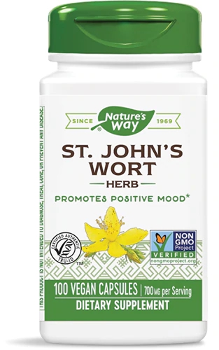 Comprar Nature's Way St John's Wort Herb -- 700 mg - 100 Vegan Capsules