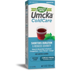 Comprar Nature's Way Umcka® ColdCare Soothing Syrup Menthol -- 4 fl oz