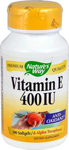 Nature's Way Vitamin E -- 400 IU - 100 Softgels