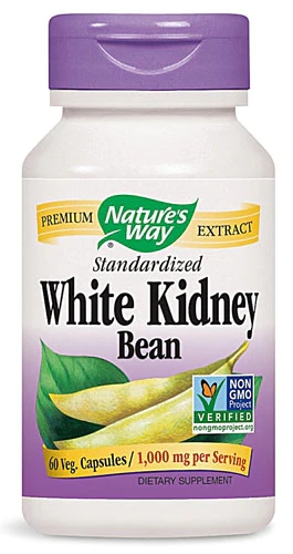 Comprar Nature's Way White Kidney Bean Standardized -- 1000 mg - 60 Veg Capsules