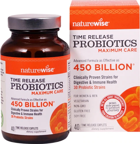 Comprar Naturewise Maximum Care Probiotics -- 40 Time Release Caplets