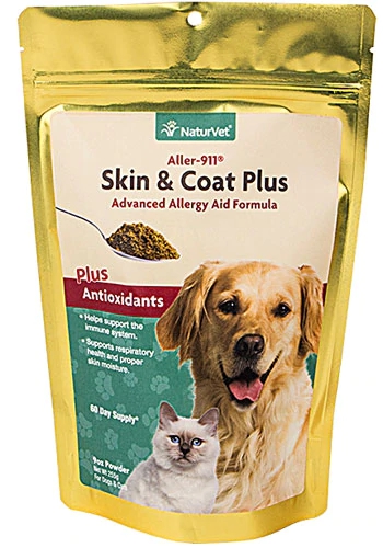 Comprar NaturVet Aller-911™ Skin and Coat Plus Advanced Allergy Powder for Dogs and Cats -- 9 oz
