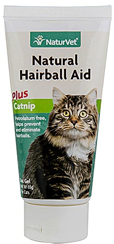 NaturVet Natural Hairball Aid with Catnip -- 3 oz
