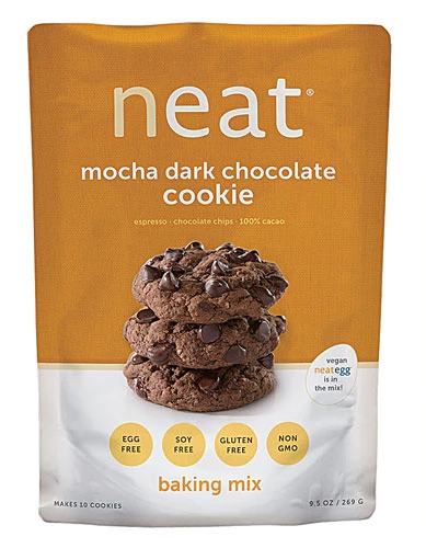 Neat Foods Cookie Mix Gluten Free Mocha Dark Chocolate -- 9.5 oz