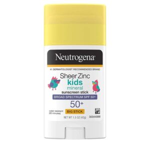 Comprar Neutrogena Sheer Zinc Kids Mineral Sunscreen Stick SPF 50 -- 1.5 oz