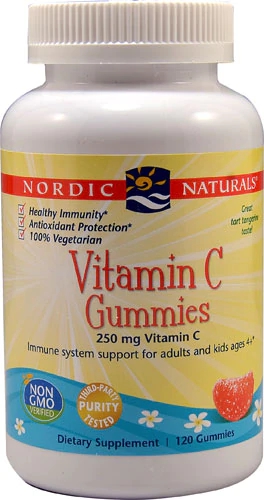 Comprar Nordic Naturals Vitamin C Gummies Tart Tangerine -- 250 mg - 120 Gummies