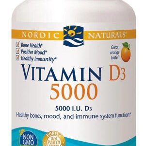 Nordic Naturals Vitamin D3 5000 Orange -- 250 mg - 120 Softgels