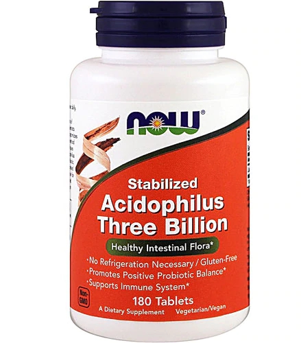 Comprar NOW Acidophilus Three Billion -- 180 Tablets