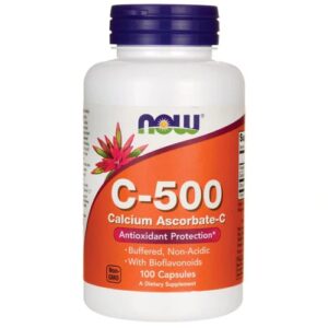 NOW C-500 Calcium Ascorbate-C -- 100 Capsules