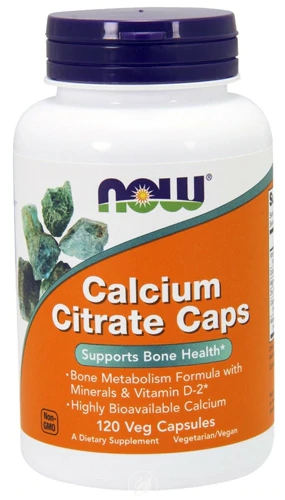 Comprar NOW Caclium Citrate Caps -- 120 Veg Capsules