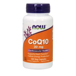 NOW CoQ10 -- 30 mg - 120 Veg Capsules