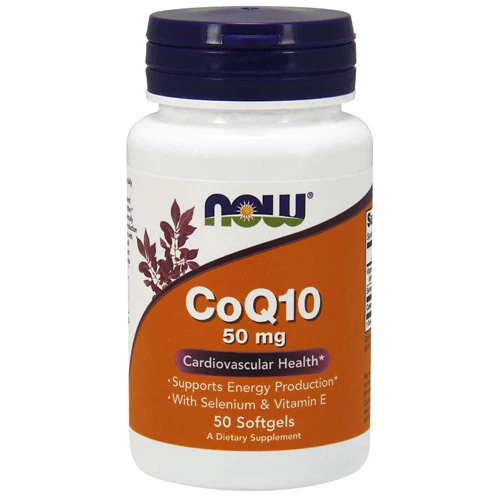 NOW CoQ10 -- 50 mg - 50 Softgels