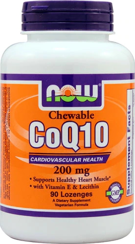 Comprar NOW CoQ10 Chewable -- 200 mg - 90 Lozenges