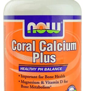 NOW Coral Calcium Plus -- 100 Vegetarian Capsules