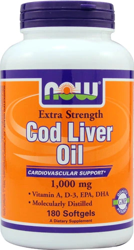 Comprar NOW Foods Cod Liver Oil -- 1000 mg - 180 Softgels