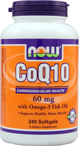 NOW Foods CoQ10 -- 60 mg - 240 Softgels