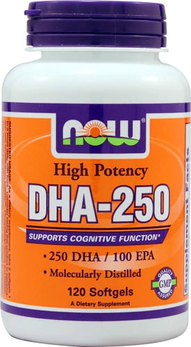 Comprar NOW Foods DHA-250 High Potency -- 120 Softgels