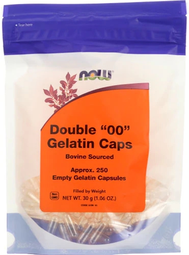 Comprar NOW Foods Empty Gel Caps Double 00 -- 250 Gelatin Capsules