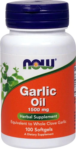 Comprar NOW Foods Garlic Oil -- 1500 mg - 100 Softgels