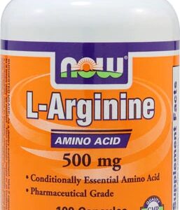 NOW Foods L-Arginine -- 500 mg - 100 Capsules