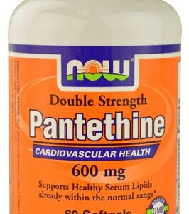NOW Foods Pantethine Double Strength -- 600 mg - 60 Softgels