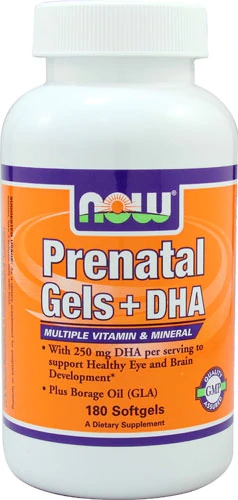 Comprar NOW Foods Prenatal Gels + DHA -- 180 Softgels