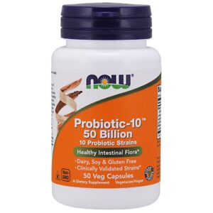 NOW Foods Probiotic-10™ -- 50 billion - 50 Veg Capsules