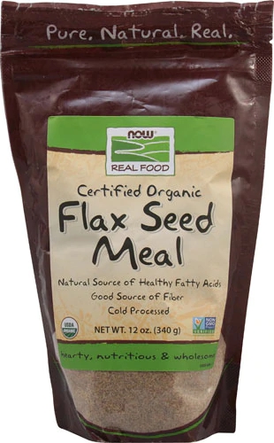 Comprar NOW Foods Real Food Organic Flax Seed Meal -- 12 oz