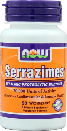 Comprar NOW Foods Serrazimes® -- 90 Vcaps®