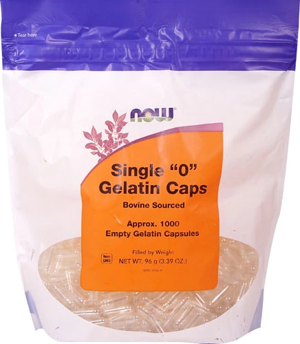 Comprar NOW Foods Single "O" Gelatin Caps -- 1000 Gelatin Capsule