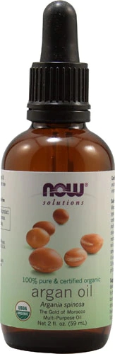 NOW Foods Solutions Organic Argan Oil -- 2 fl oz