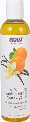 Comprar NOW Foods Solutions Refreshing Vanilla Citrus Massage Oil -- 8 fl oz