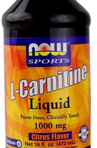 NOW Foods Sports L-Carnitine Liquid Citrus -- 1000 mg - 16 fl oz