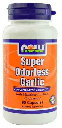 NOW Foods Super Odorless Garlic -- 90 Capsules