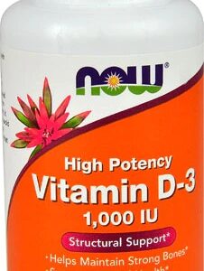 NOW Foods Vitamin D-3 -- 1000 IU - 180 Softgels