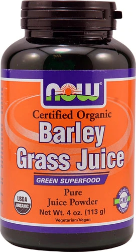 Comprar NOW Organic Barley Grass Juice Pure Juice Powder -- 4 oz