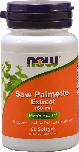 NOW Saw Palmetto Extract -- 160 mg - 60 Softgels