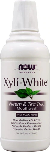 NOW Solutions XyliWhite™ Neem & Tea Tree Mouthwash Mint -- 16 fl oz