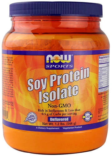 Comprar NOW Sports Soy Protein Isolate Unflavored -- 1.2 lbs