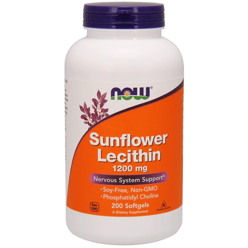NOW Sunflower Lecithin -- 1200 mg - 200 Softgels