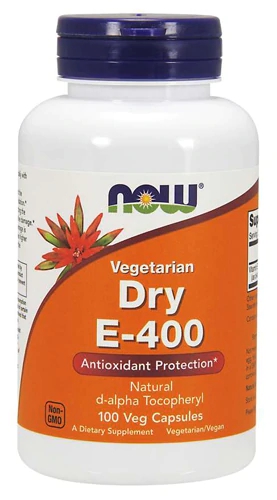 Comprar NOW Vegetarian Dry E-400 -- 100 Veg Capsules