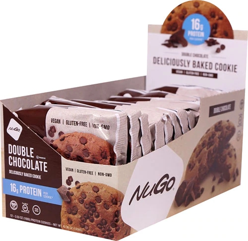 Comprar NuGo Nutrition Protein Cookies Double Chocolate -- 12 Cookies