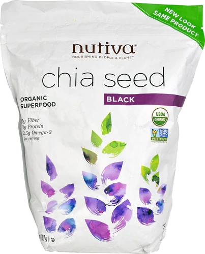 Comprar Nutiva Organic Chia Seed Black -- 32 oz