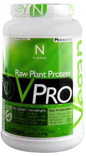 Comprar NutraKey VPRO Raw Plant Protein Mochaccino -- 2 lbs