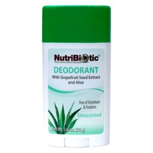 NutriBiotic Deodorant Stick Unscented -- 2.6 oz