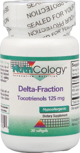 NutriCology Delta-Fraction Tocotrienols -- 125 mg - 30 Softgels