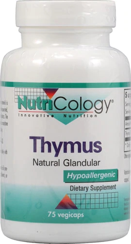 Comprar NutriCology Thymus Natural Glandular -- 75 Vegetarian Capsules